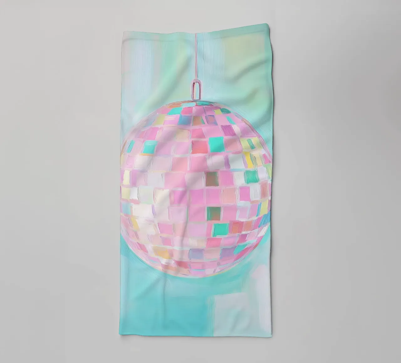 Pastel Dreams disc towel by Carinaprint