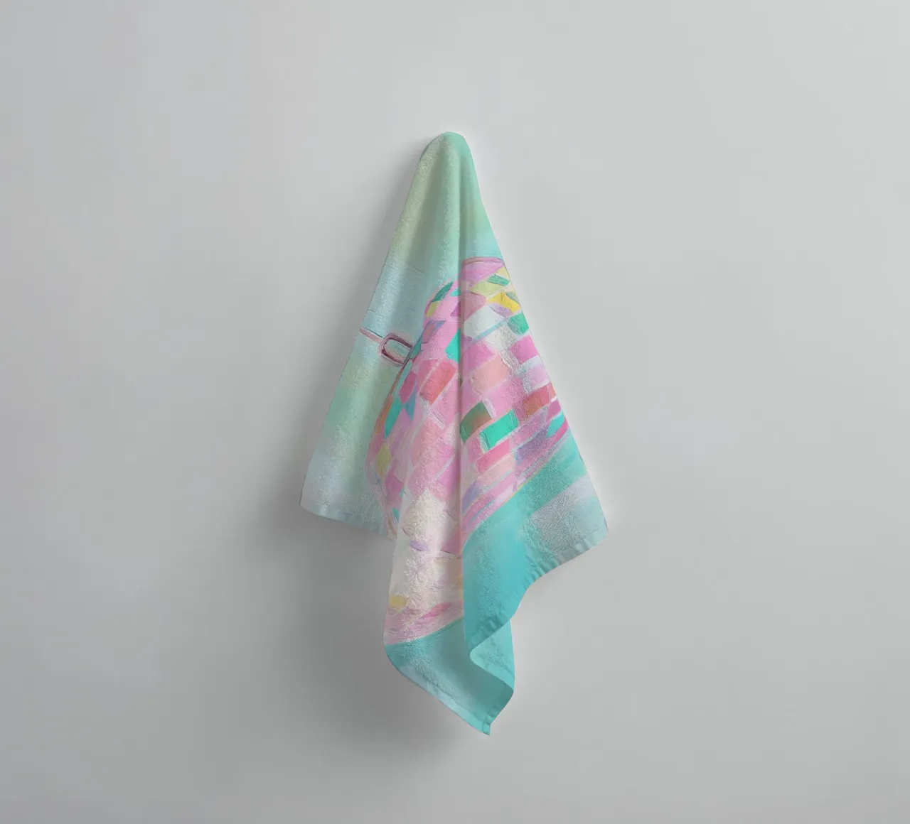 Pastel Dreams disc towel by Carinaprint