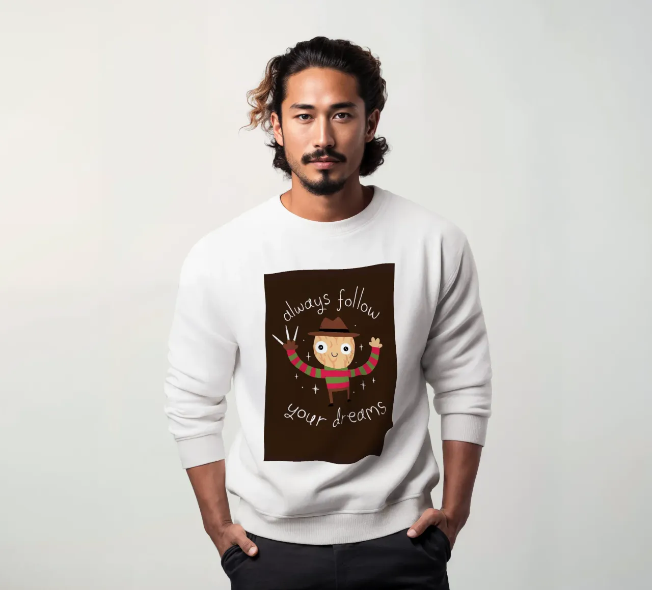 Always Follow Your Dreams Sweatshirt von DinoMike