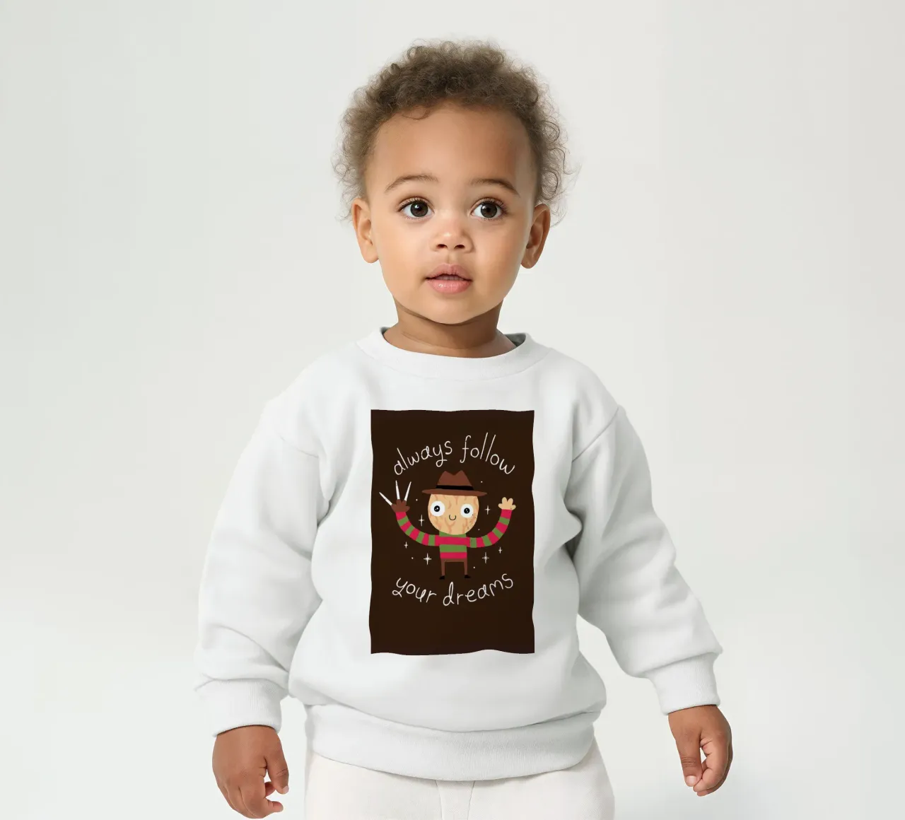 Always Follow Your Dreams felpa neonato da DinoMike