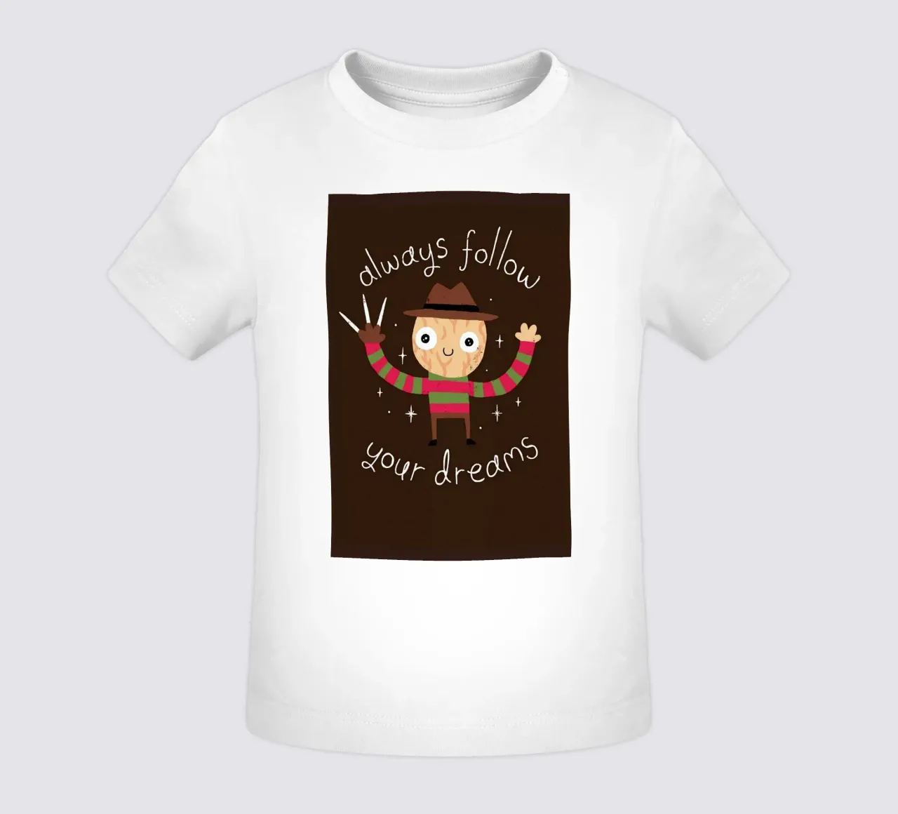 Always Follow Your Dreams camiseta de bebé de DinoMike