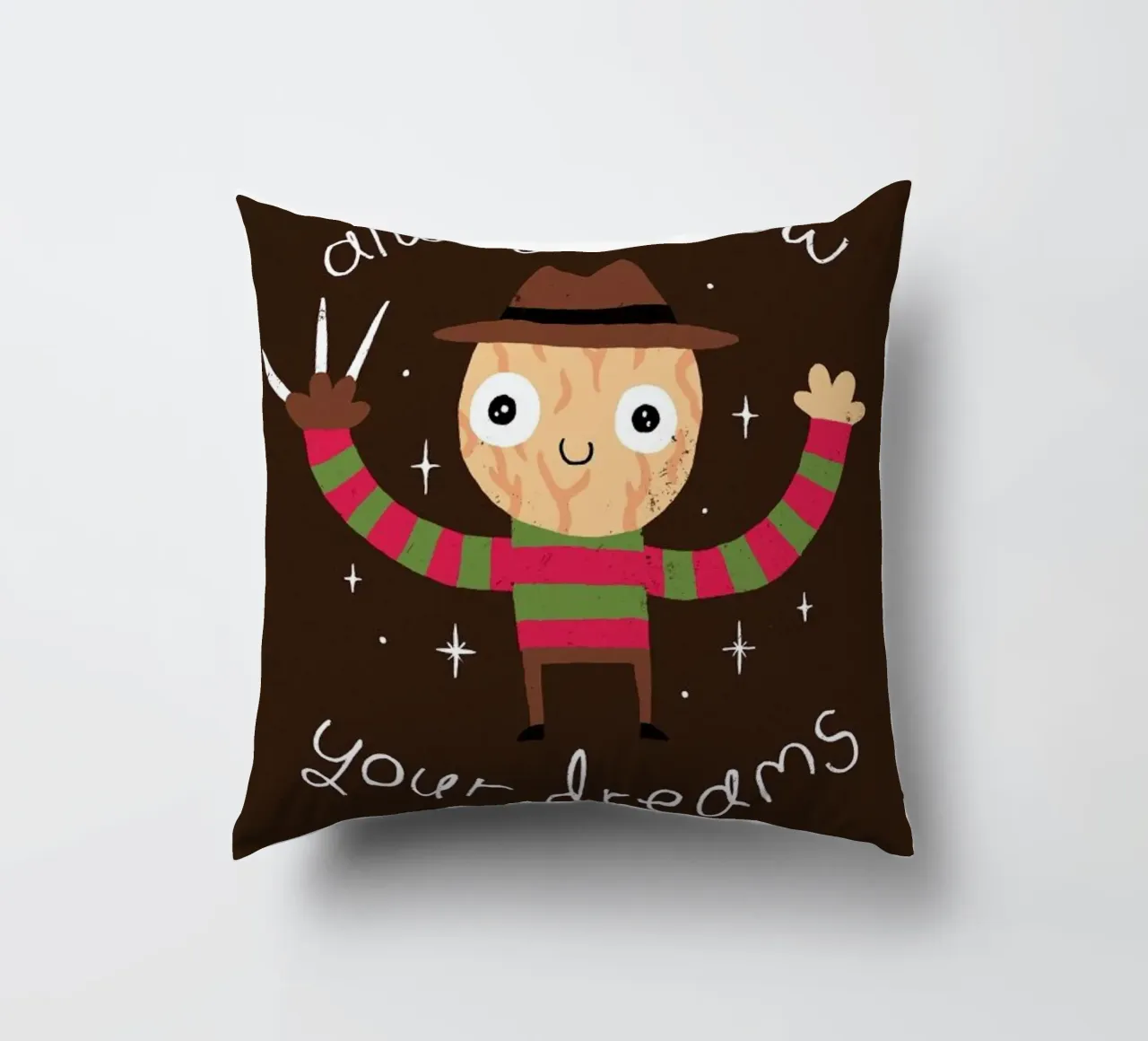 Always Follow Your Dreams decorative cushion by DinoMike