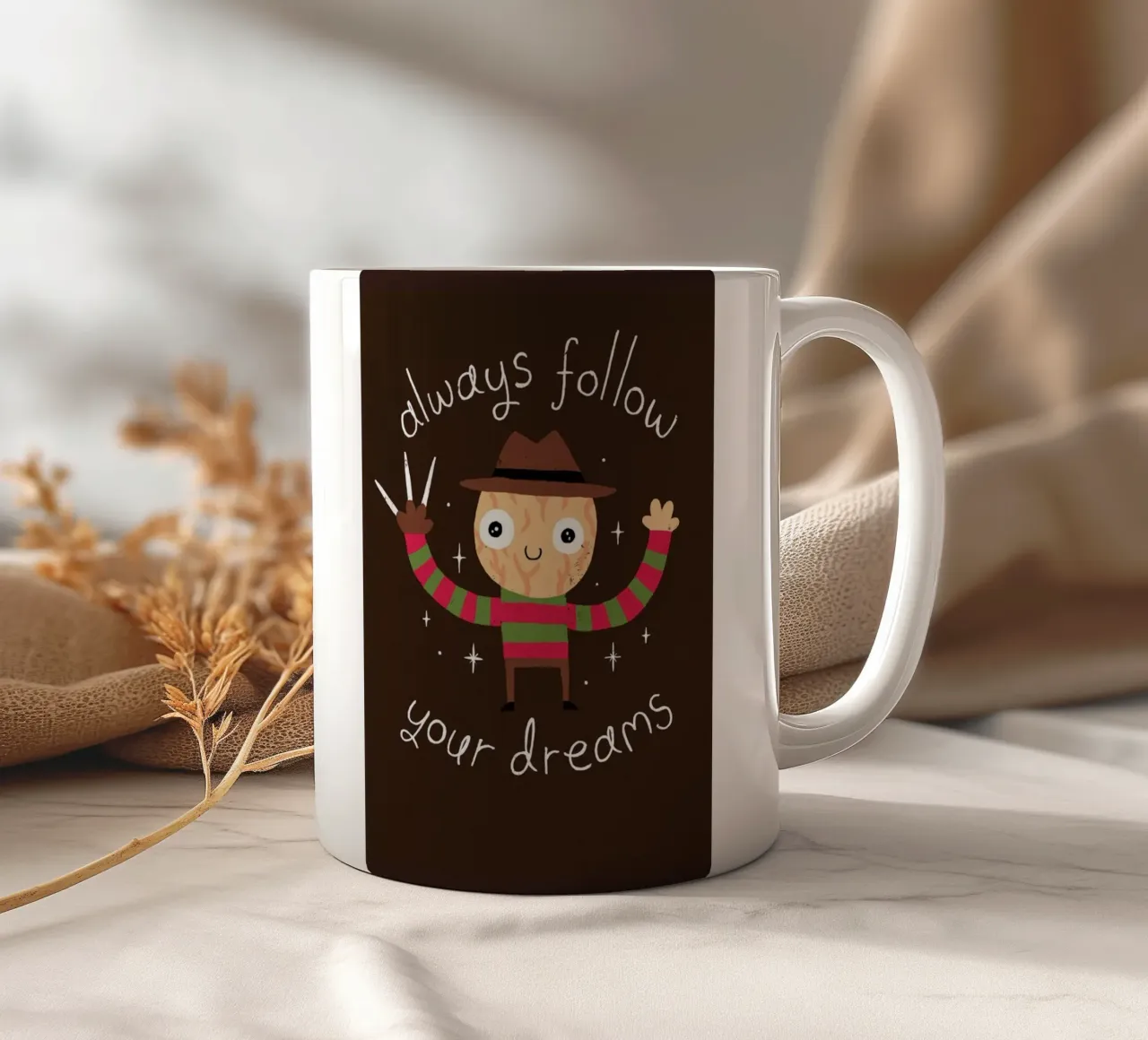 Always Follow Your Dreams mug en céramique de DinoMike