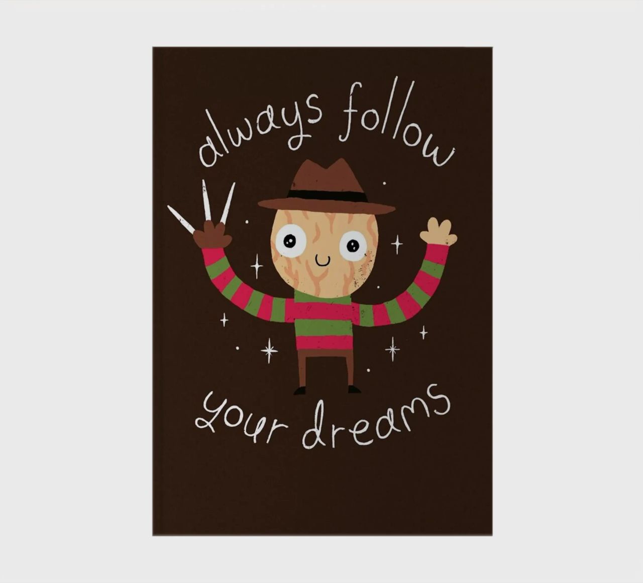 Always Follow Your Dreams notebook by DinoMike