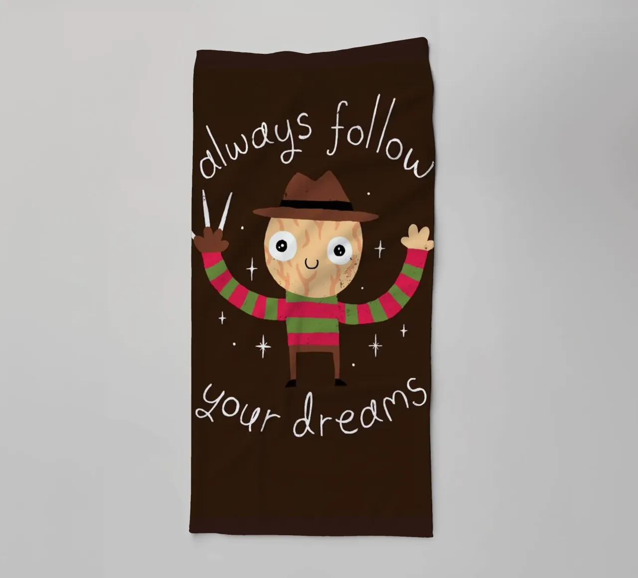 Always Follow Your Dreams toalla de baño de DinoMike