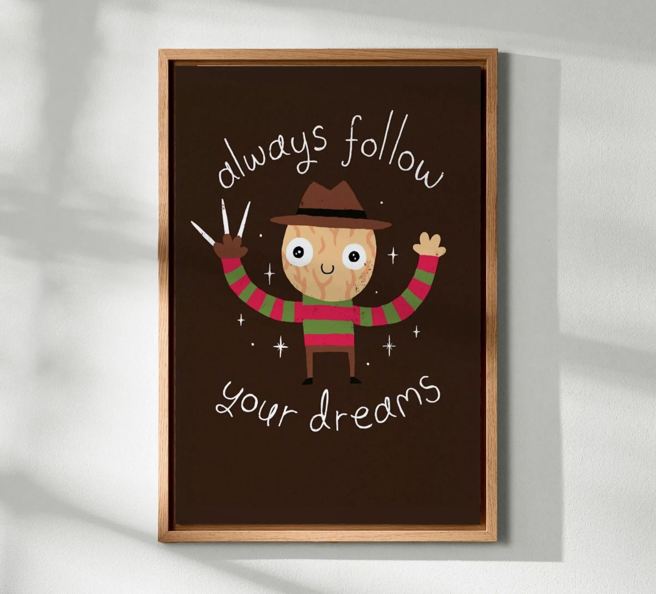Always Follow Your Dreams alluminio dibond da DinoMike