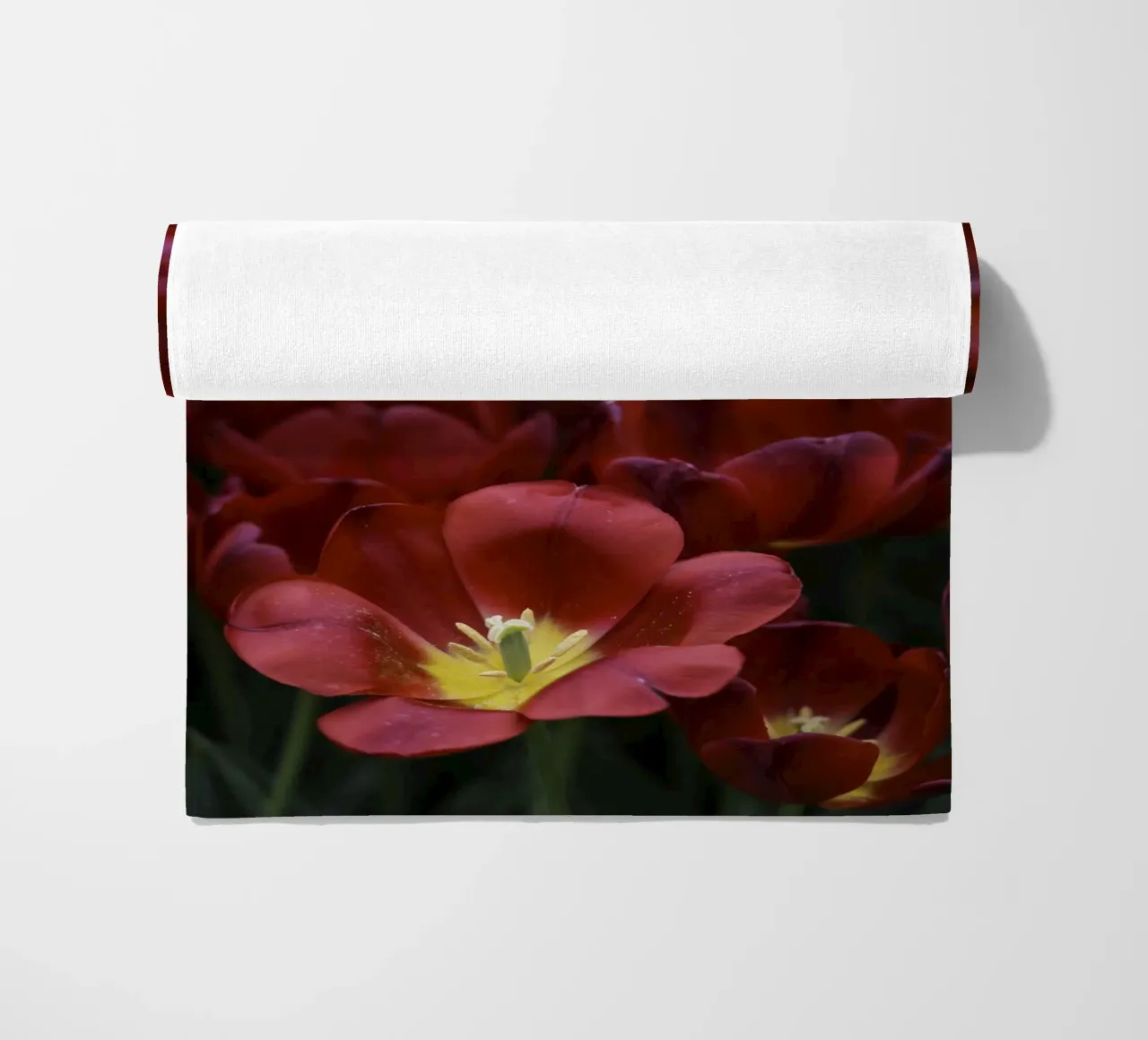 Passion in Nature – The Allure of a Red Tulip telo mare da Curious Collections by Marielle Leenders