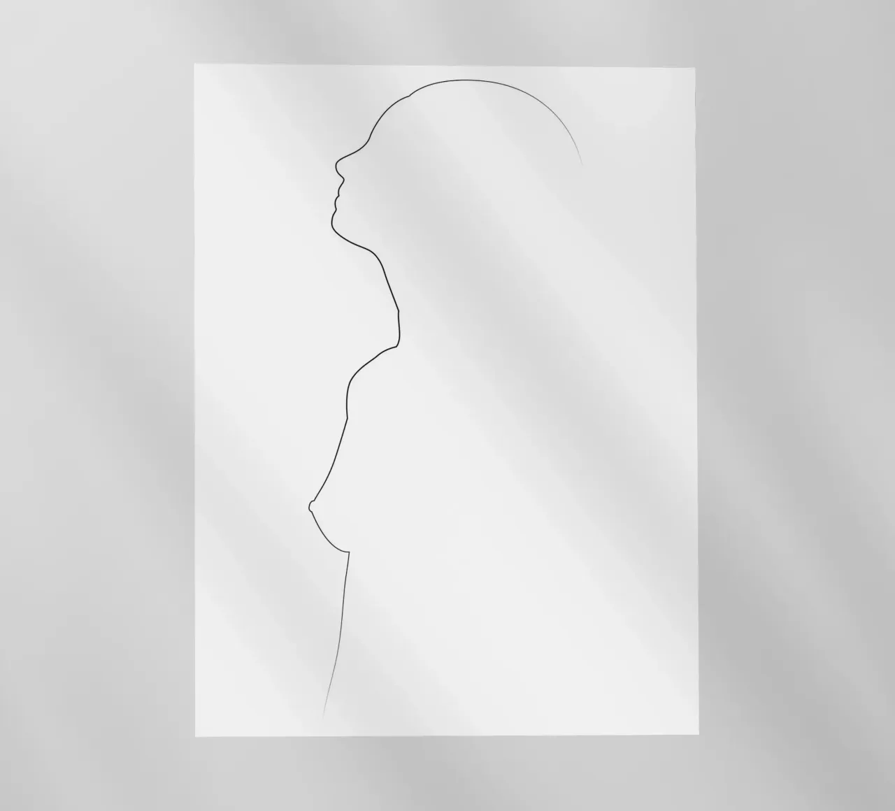 A13 One Line Nude pellicola backlit da Addillum