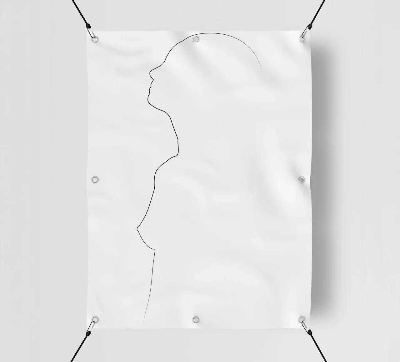 A13 One Line Nude telo in pvc da Addillum