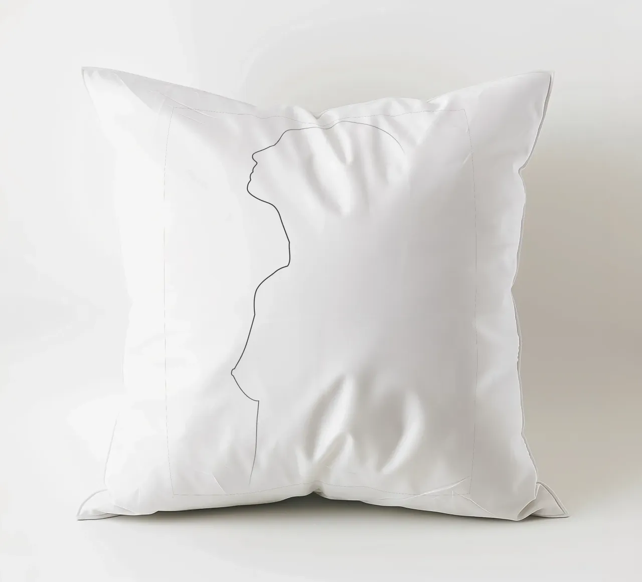 A13 One Line Nude cuscino da Addillum