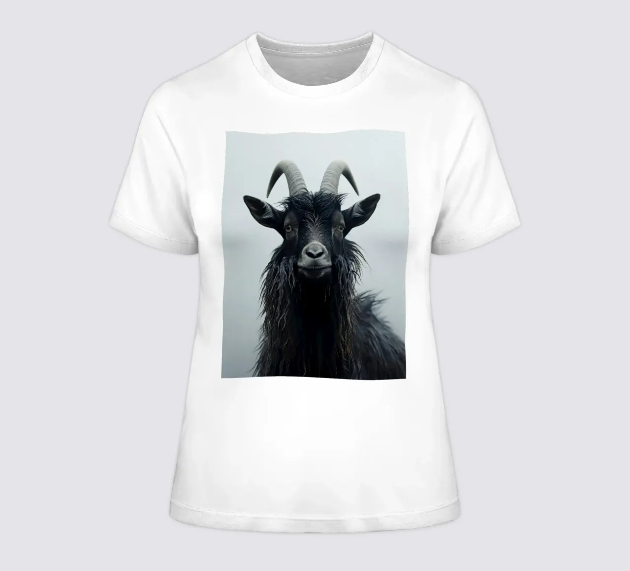 Mountain Goat women's fitted t-shirt by treechild