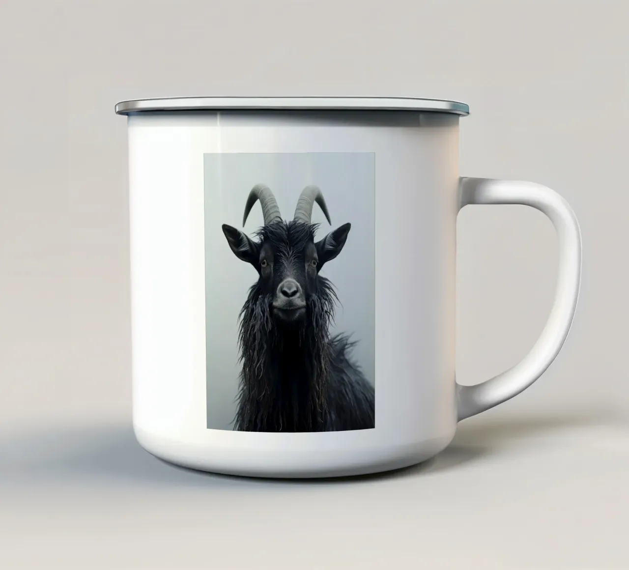 Mountain Goat tazza in smalto da treechild