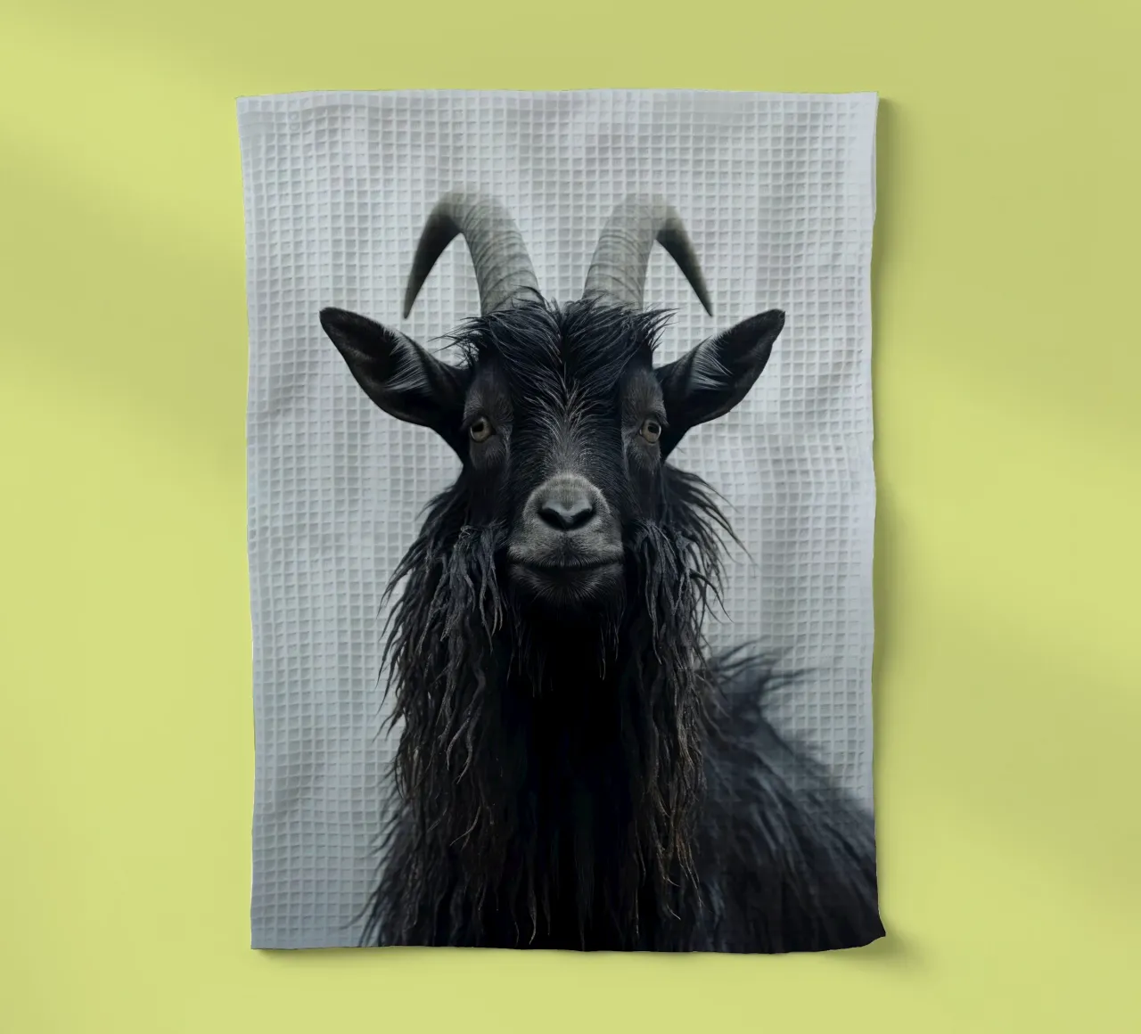 Mountain Goat tea towel by treechild
