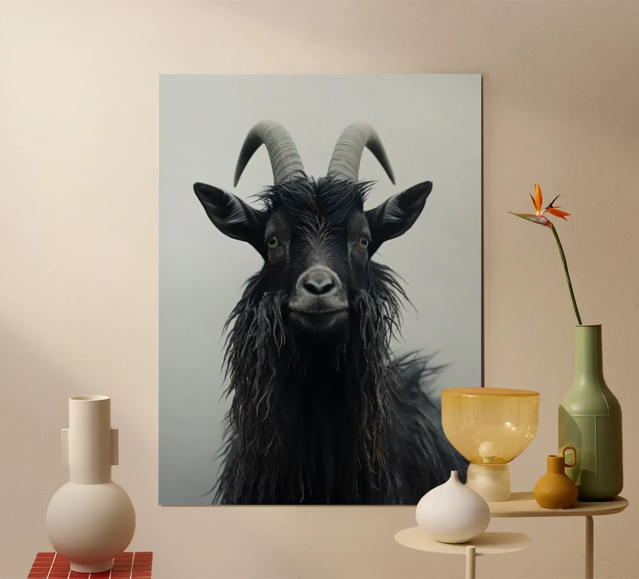 Mountain Goat hahnemühle by treechild