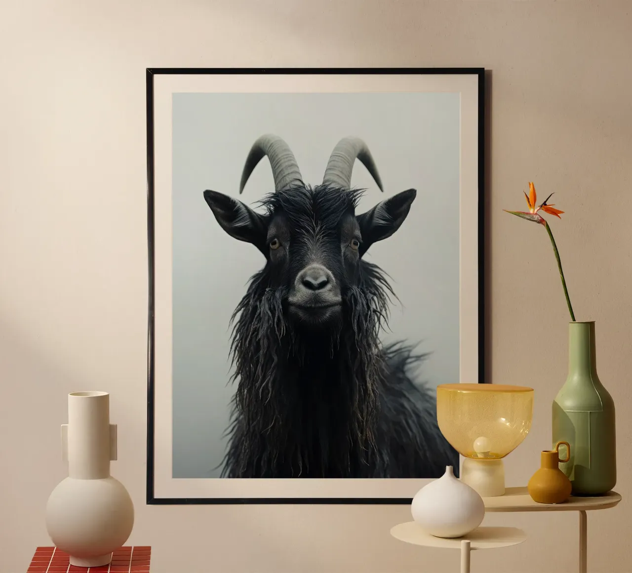 Mountain Goat hahnemühle by treechild