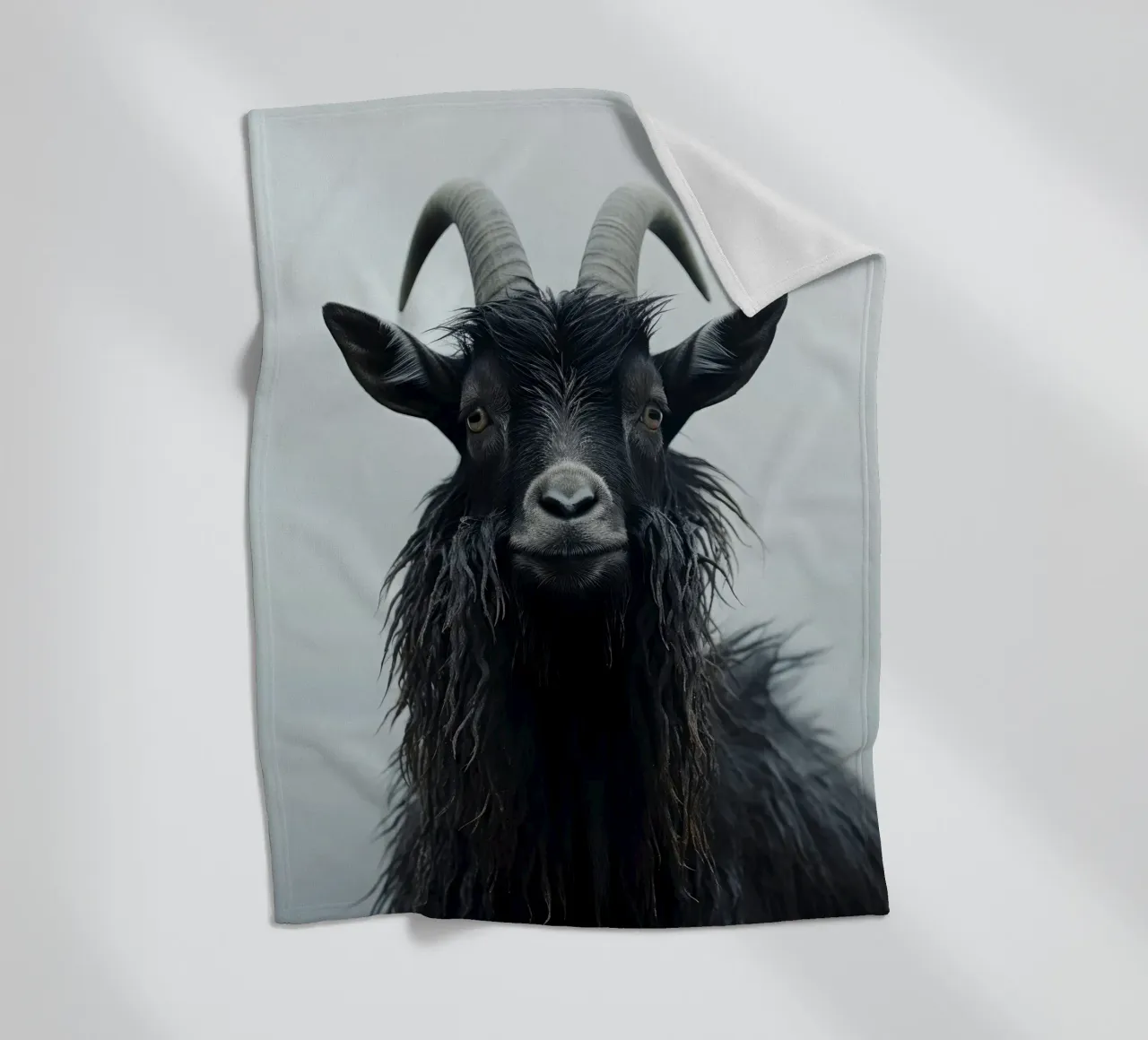 Mountain Goat fleece blanket by treechild