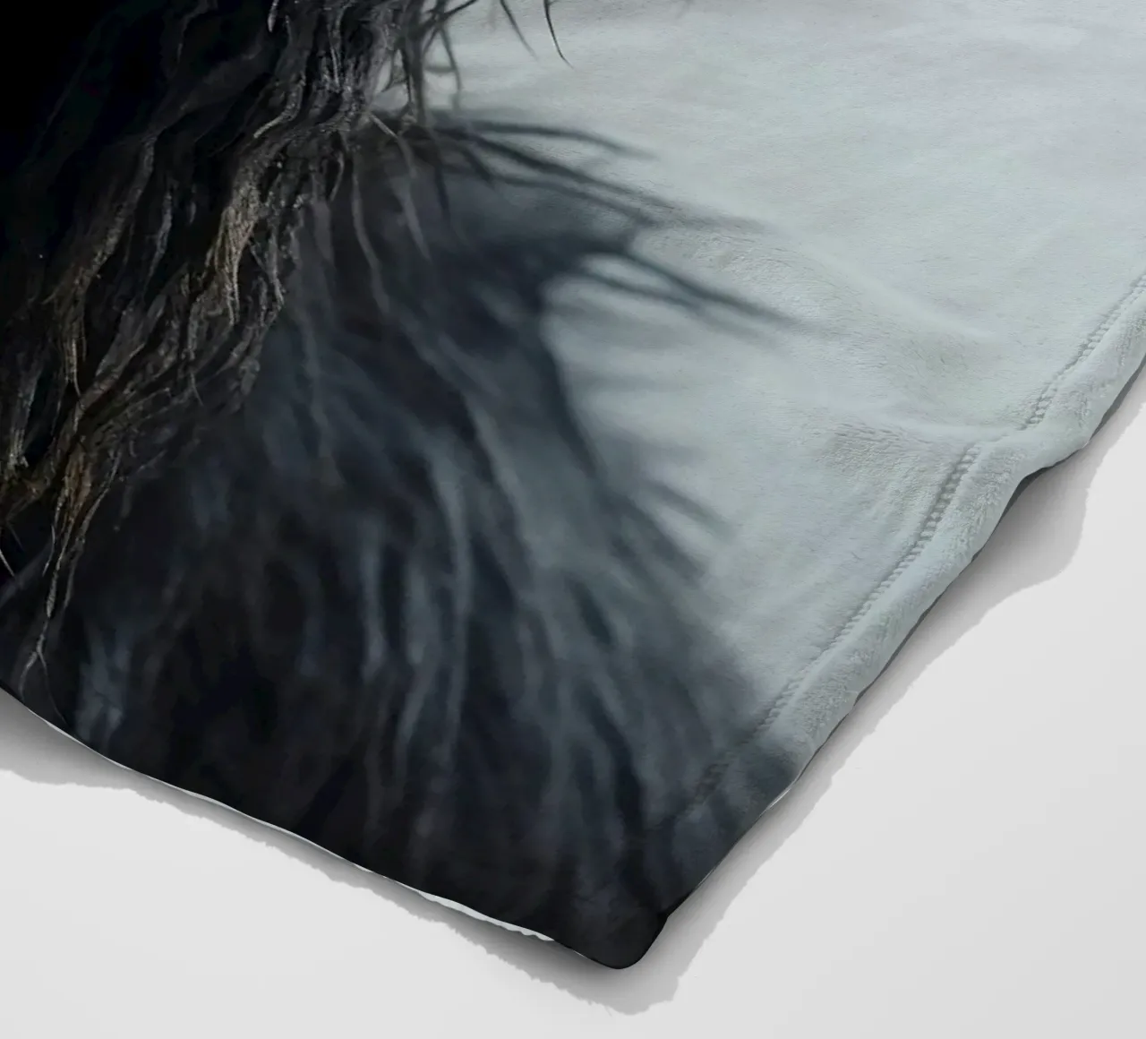Mountain Goat fleece blanket by treechild