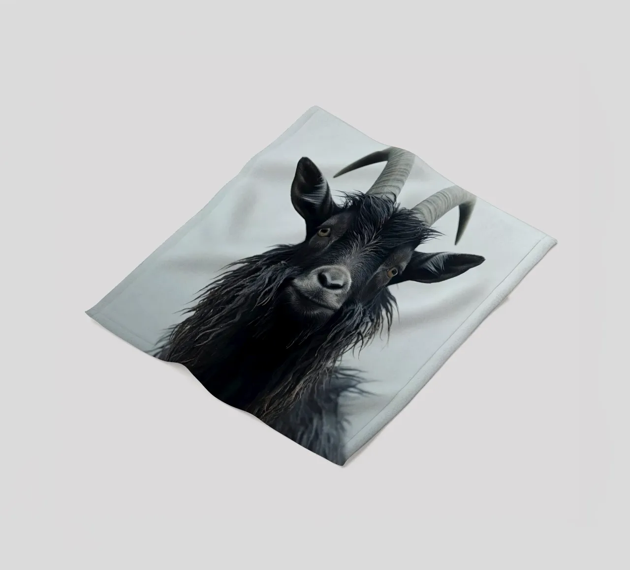 Mountain Goat fleece blanket by treechild