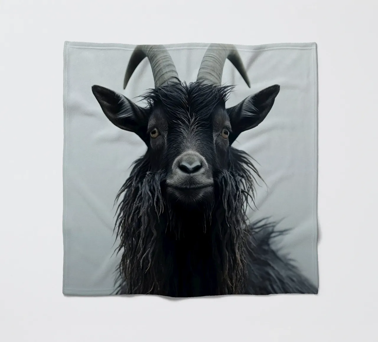 Mountain Goat fleece blanket by treechild
