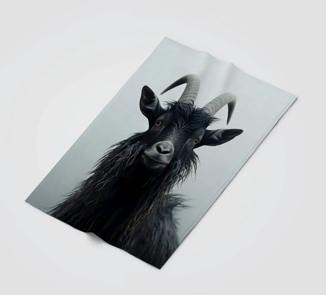 Mountain Goat fleece blanket by treechild