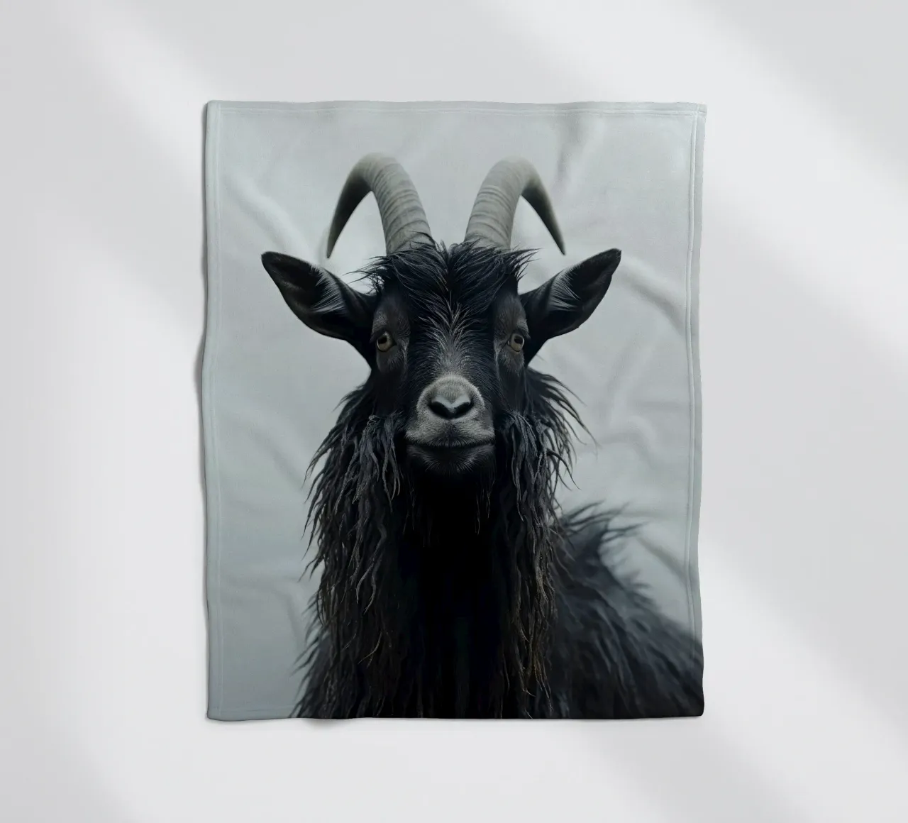 Mountain Goat fleece blanket by treechild