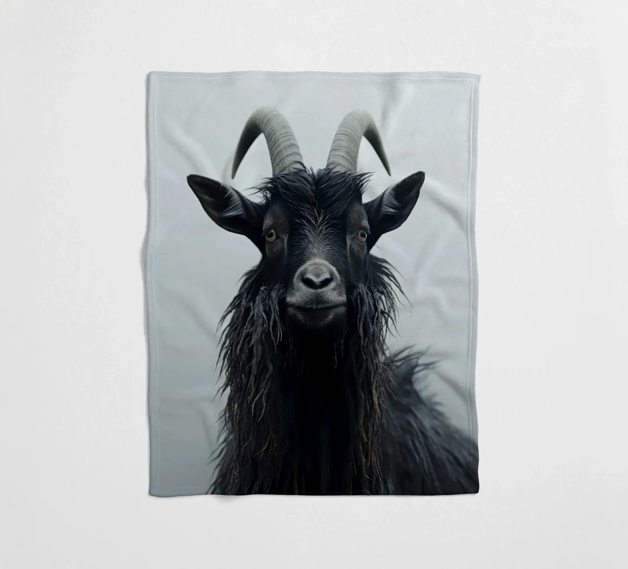Mountain Goat fleece blanket by treechild