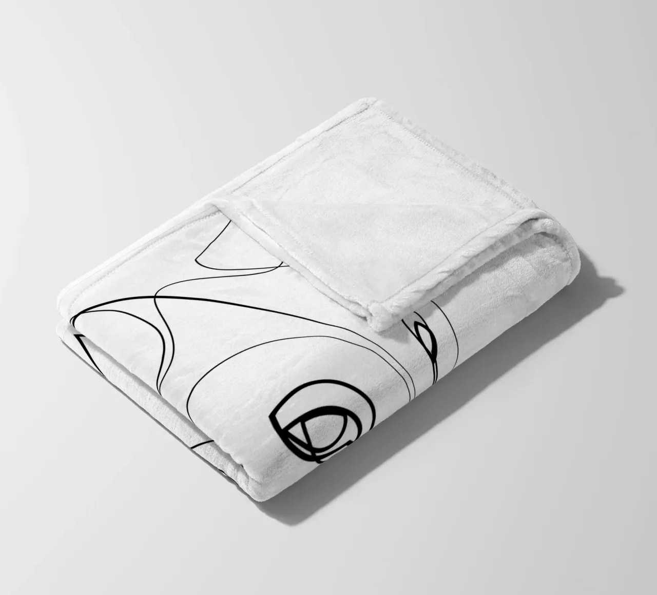 Alfa - una linea di lupo coperta in pile da Addillum