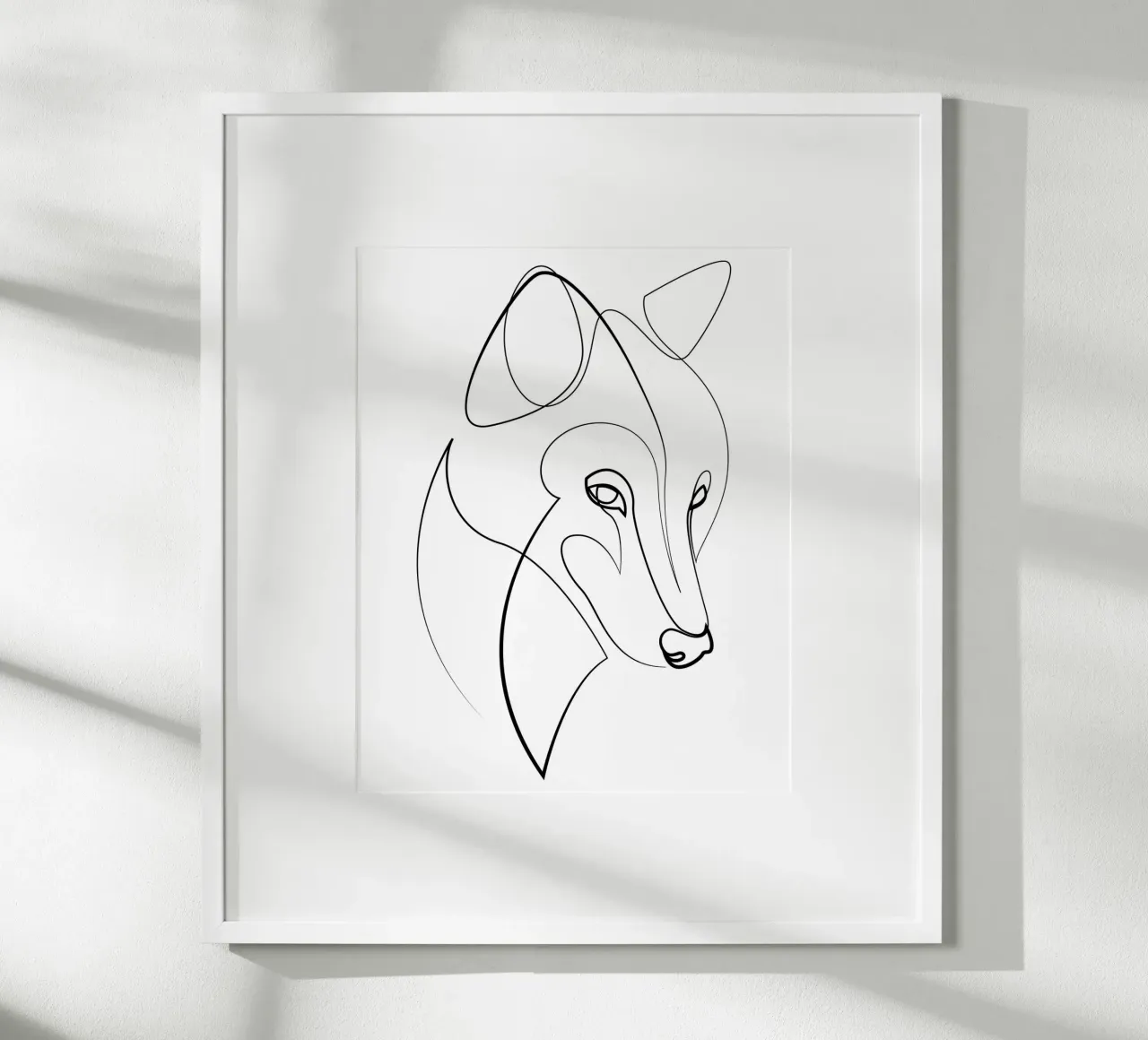 Alfa - una linea di lupo carta hahnemühle da Addillum