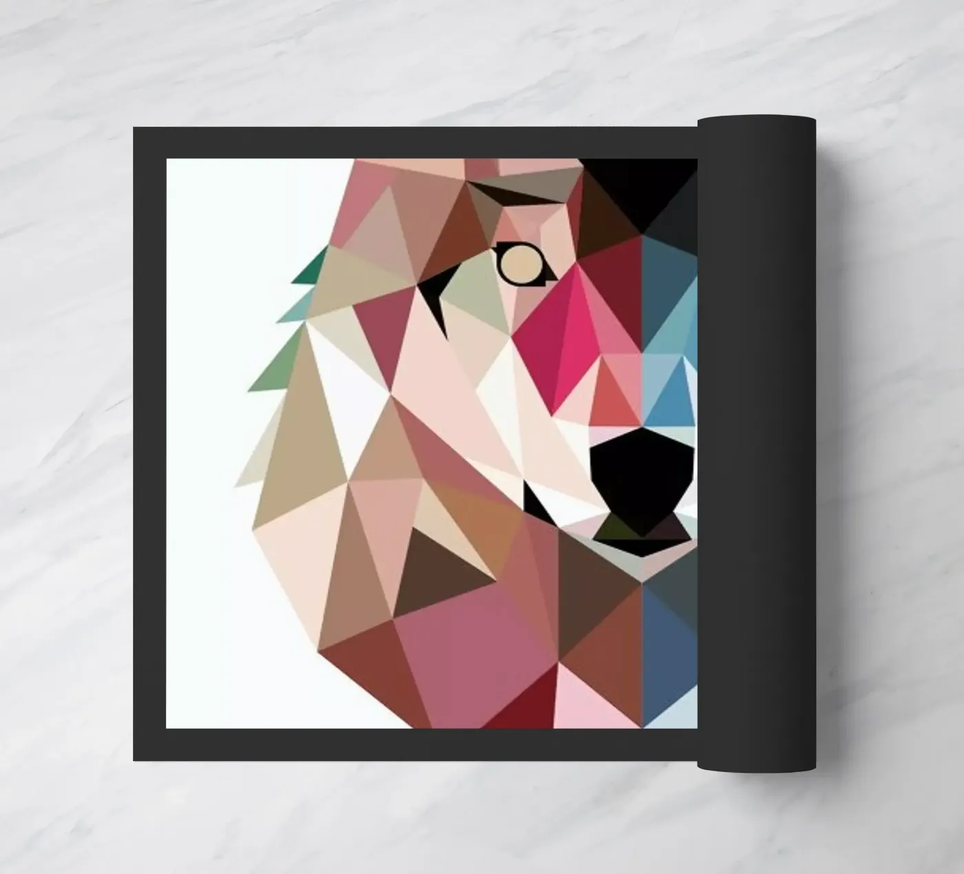 Geo Wolf deurmat van DinoMike