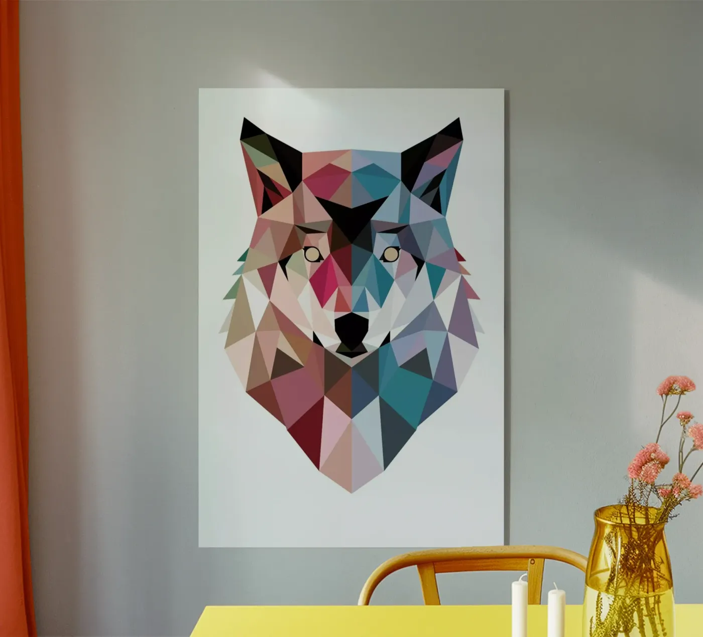 Geo Wolf plexiglas de DinoMike