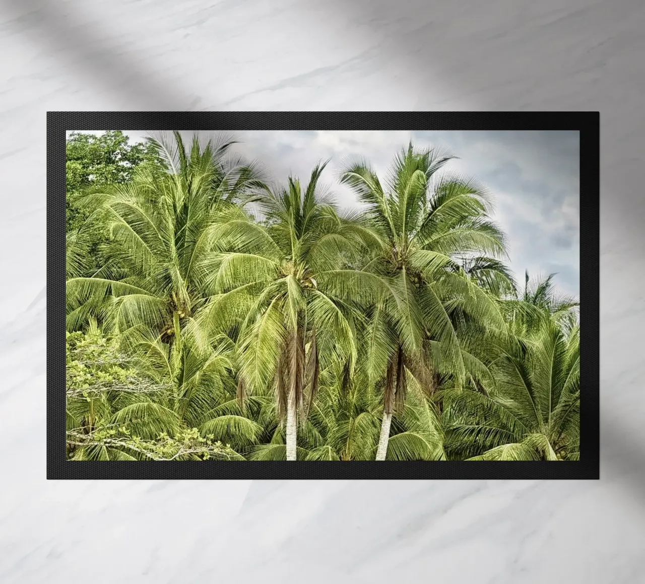 Palm Trees on the Shore – A Tropical Paradise Awaits zerbino da Curious Collections by Marielle Leenders
