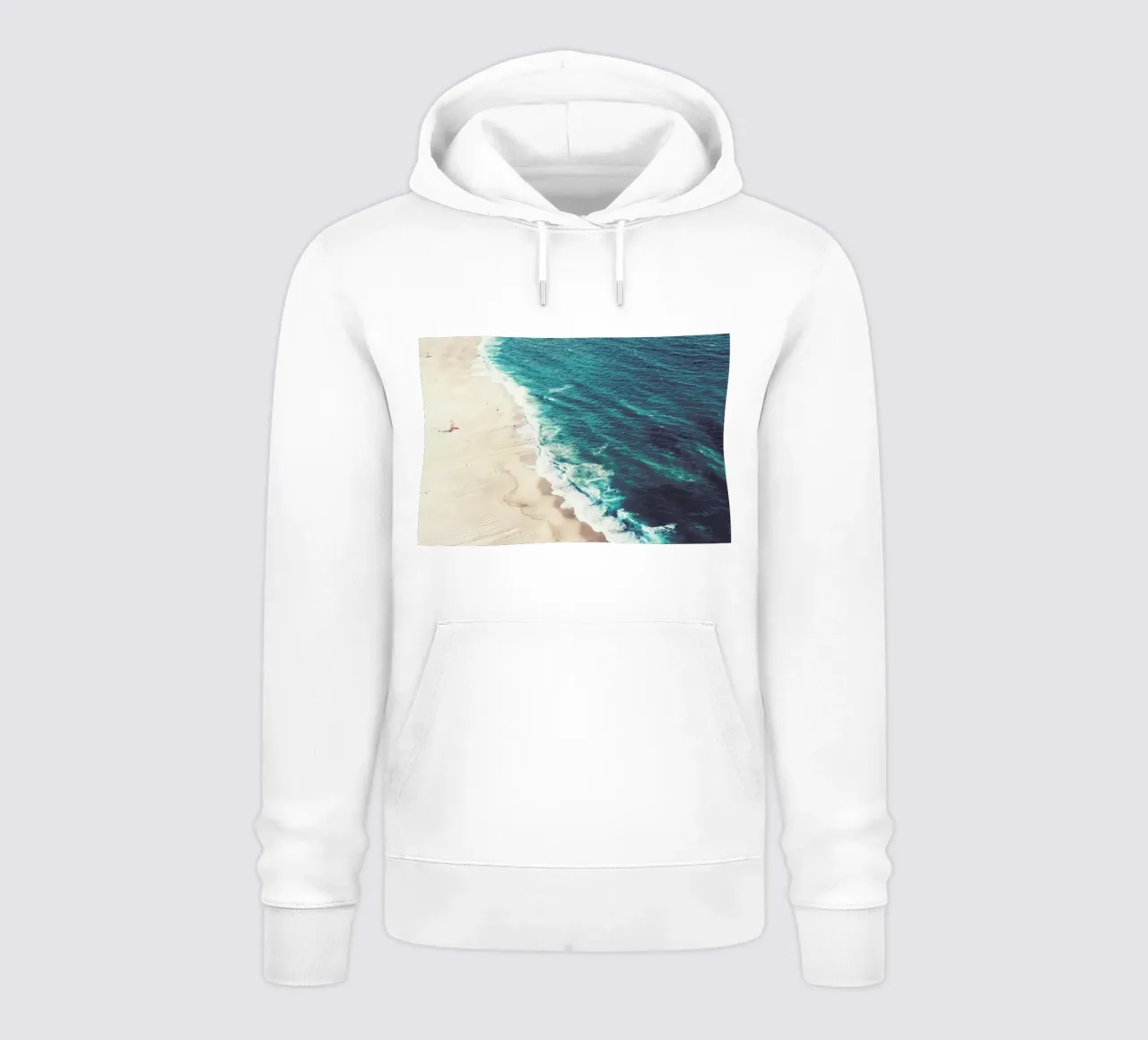 Nazare Beach felpa con cappuccio da Ingrid Beddoes