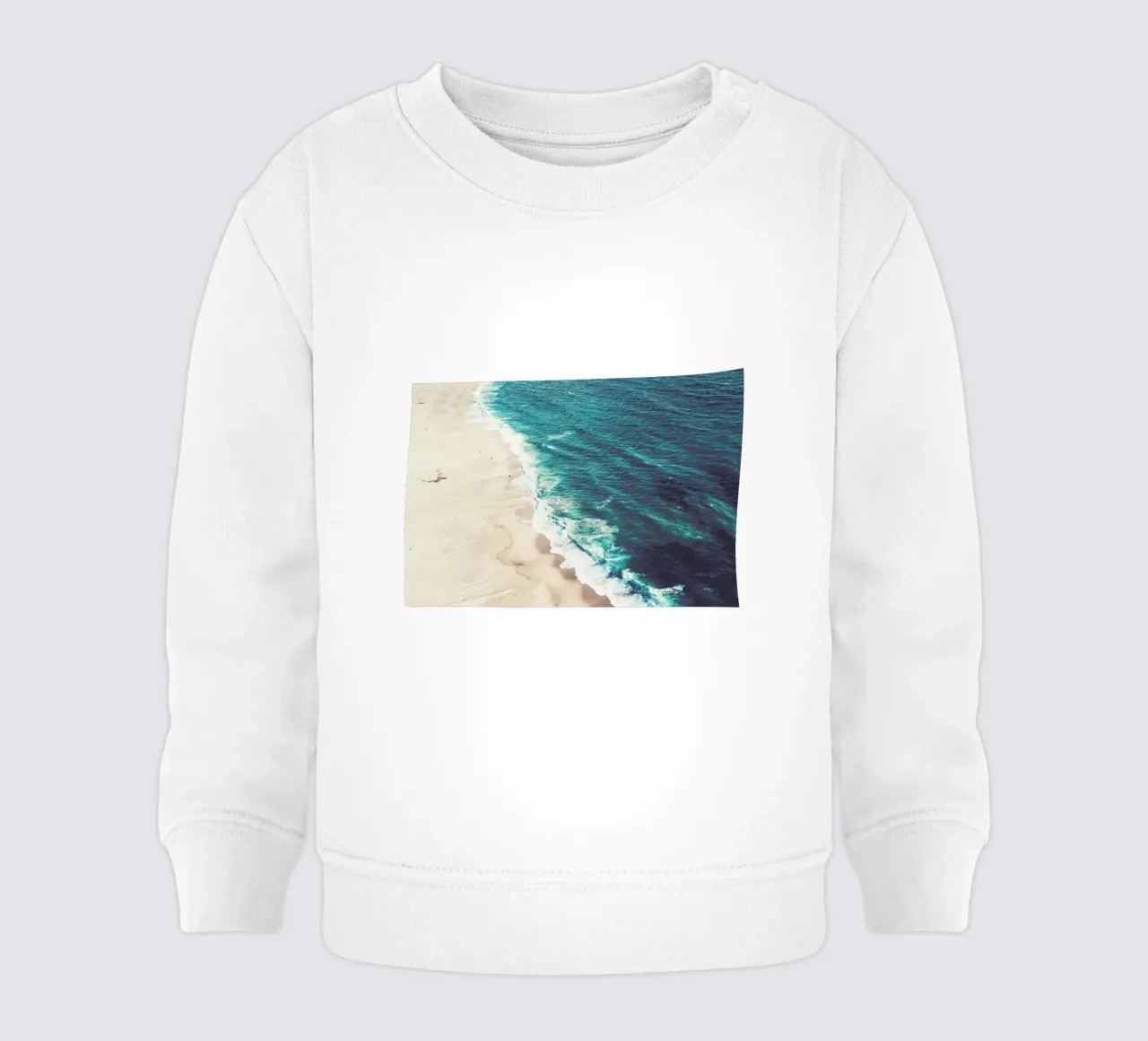 Nazare Beach felpa neonato da Ingrid Beddoes