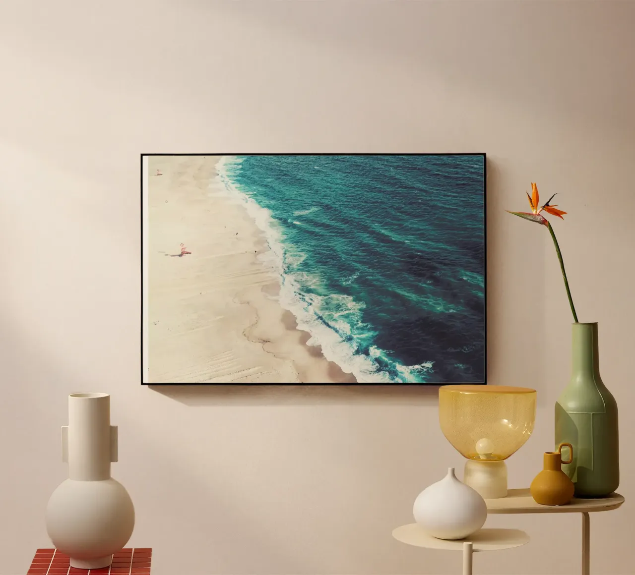 Nazare Beach plexiglass da Ingrid Beddoes