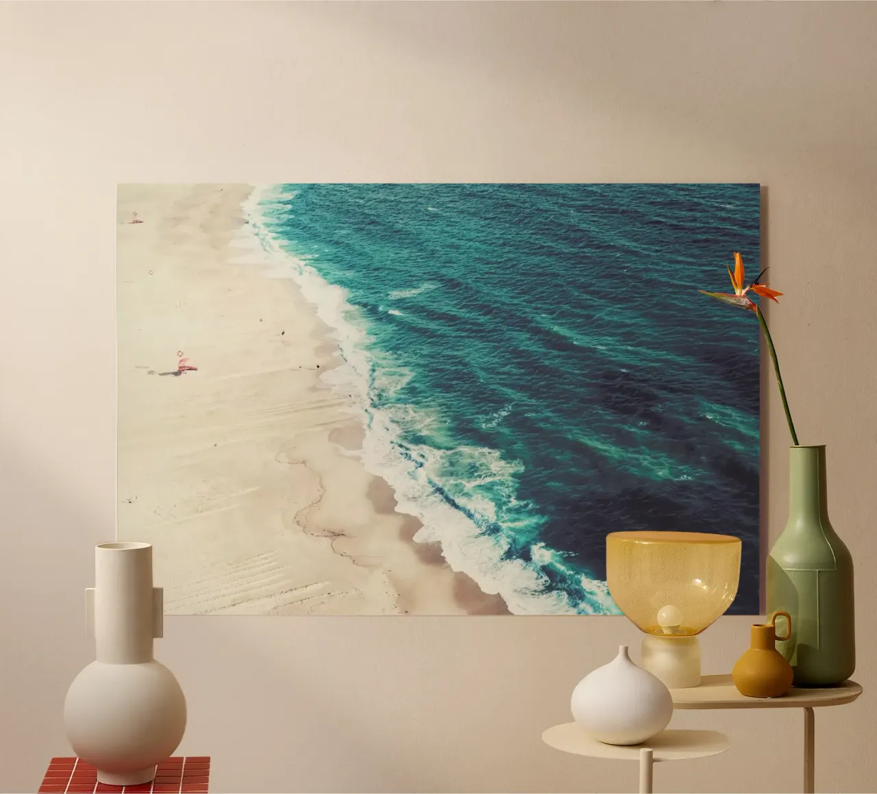 Nazare Beach plexiglass da Ingrid Beddoes