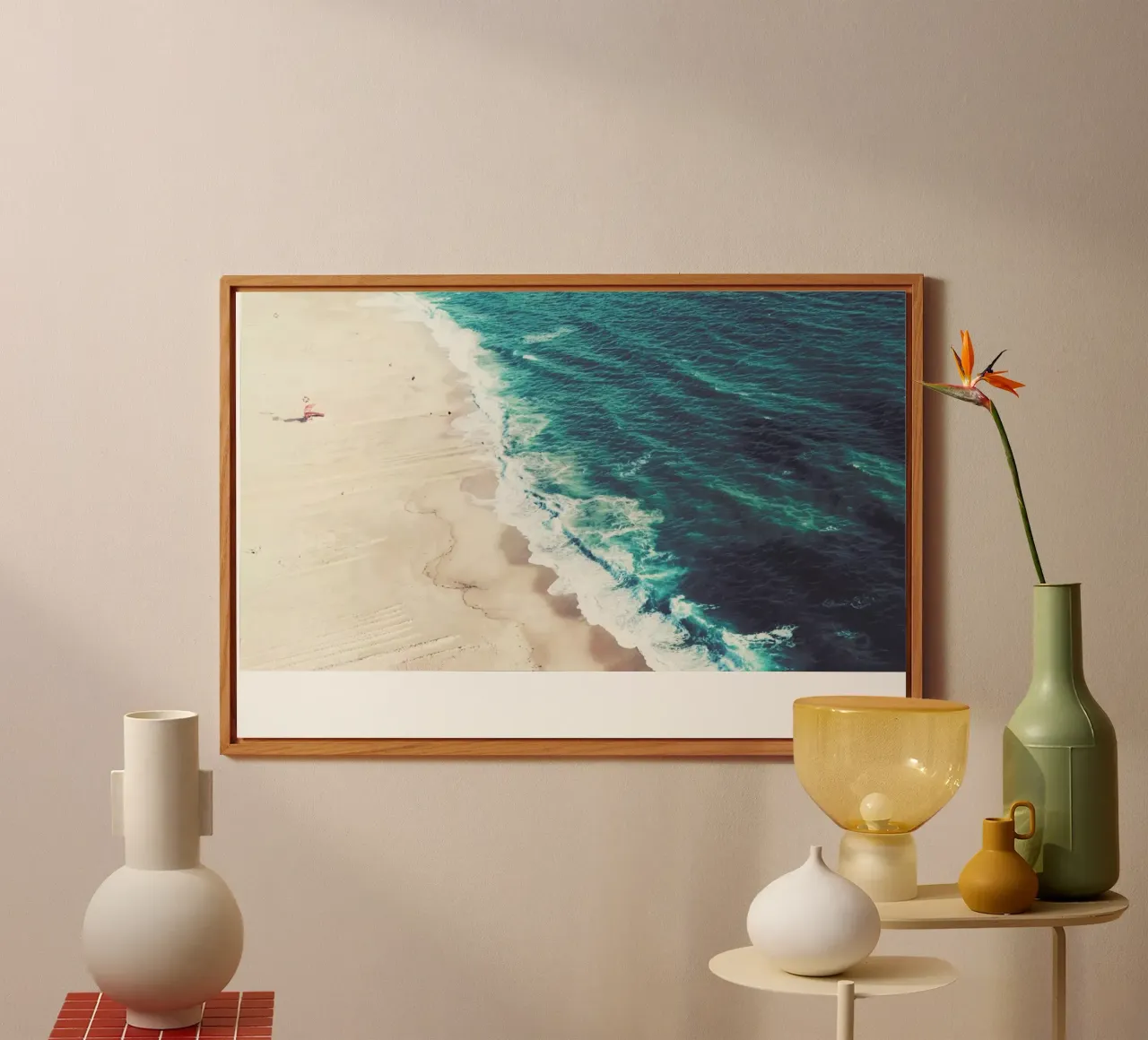 Nazare Beach alluminio dibond da Ingrid Beddoes