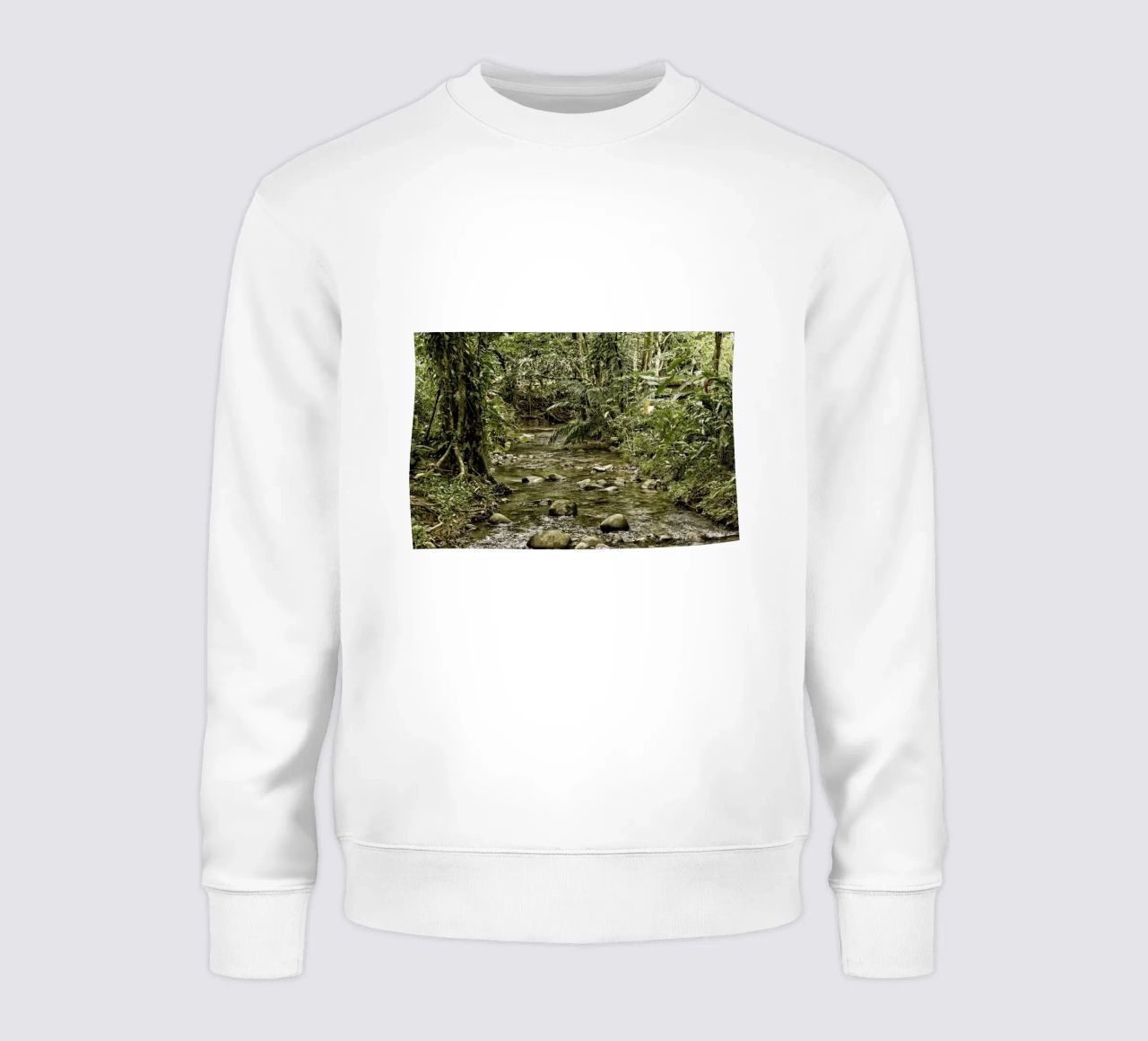 Jungle Stream – A Serene Oasis in the Wilderness felpa da Curious Collections by Marielle Leenders