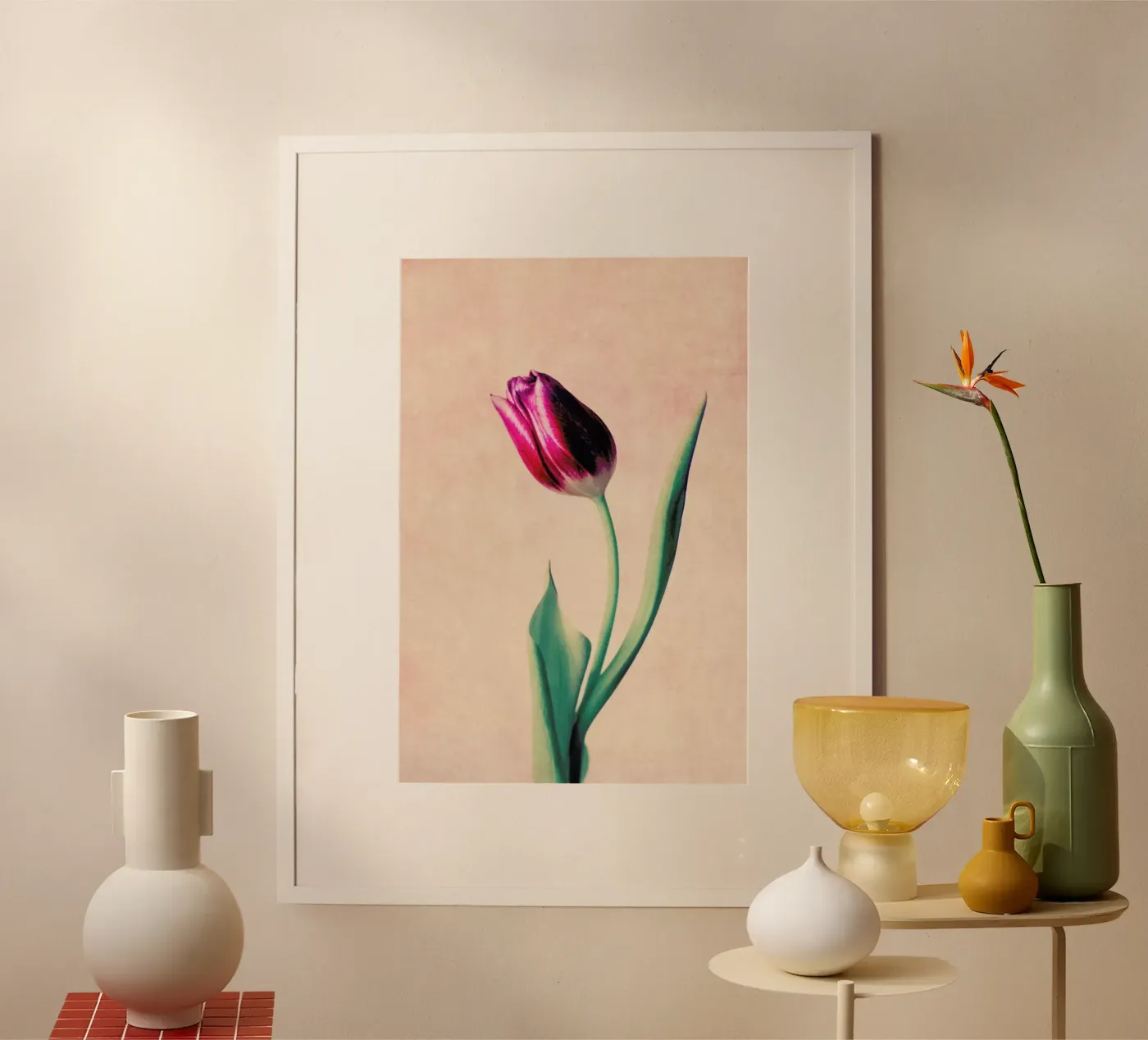 Tulip poster van Ingrid Beddoes