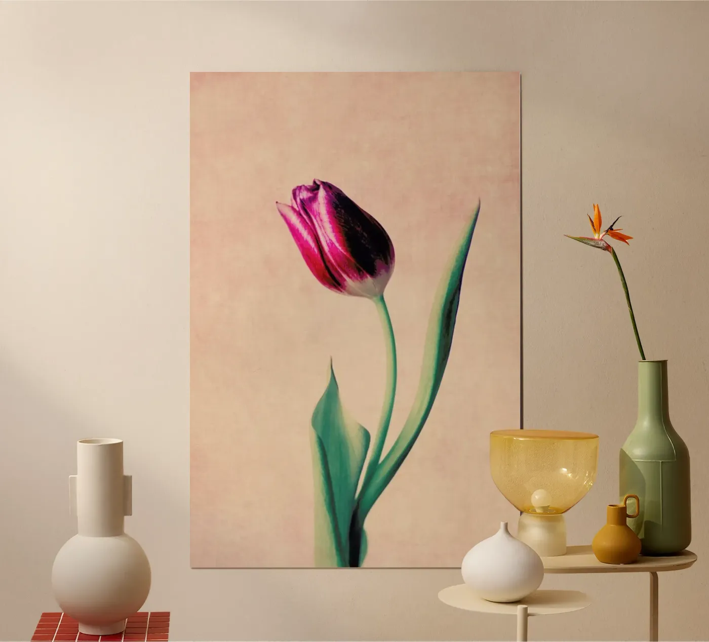 Tulip poster van Ingrid Beddoes