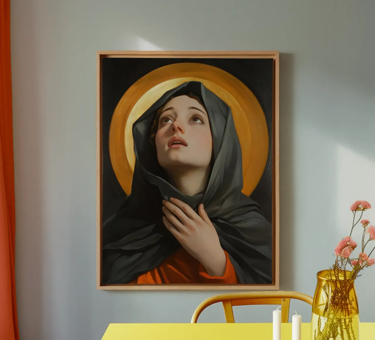 Maria Maddalena tela con Cornice a cassetta da Art Center