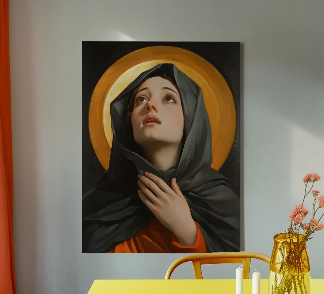Maria Maddalena tela con Cornice a cassetta da Art Center