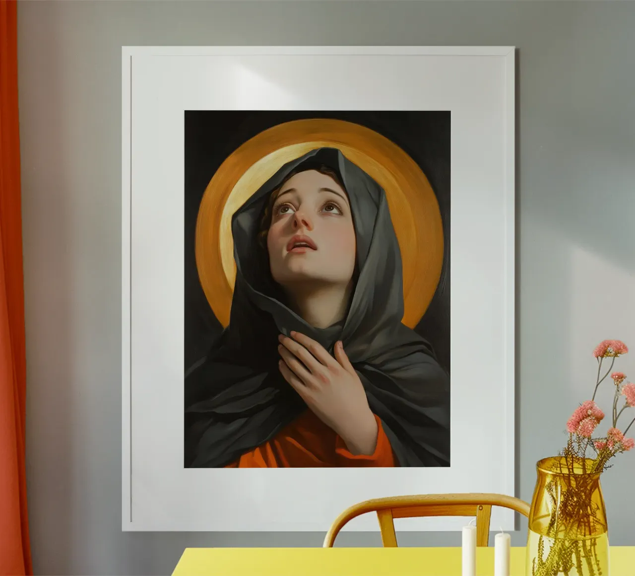 Maria Maddalena poster con telaio in plastica da Art Center