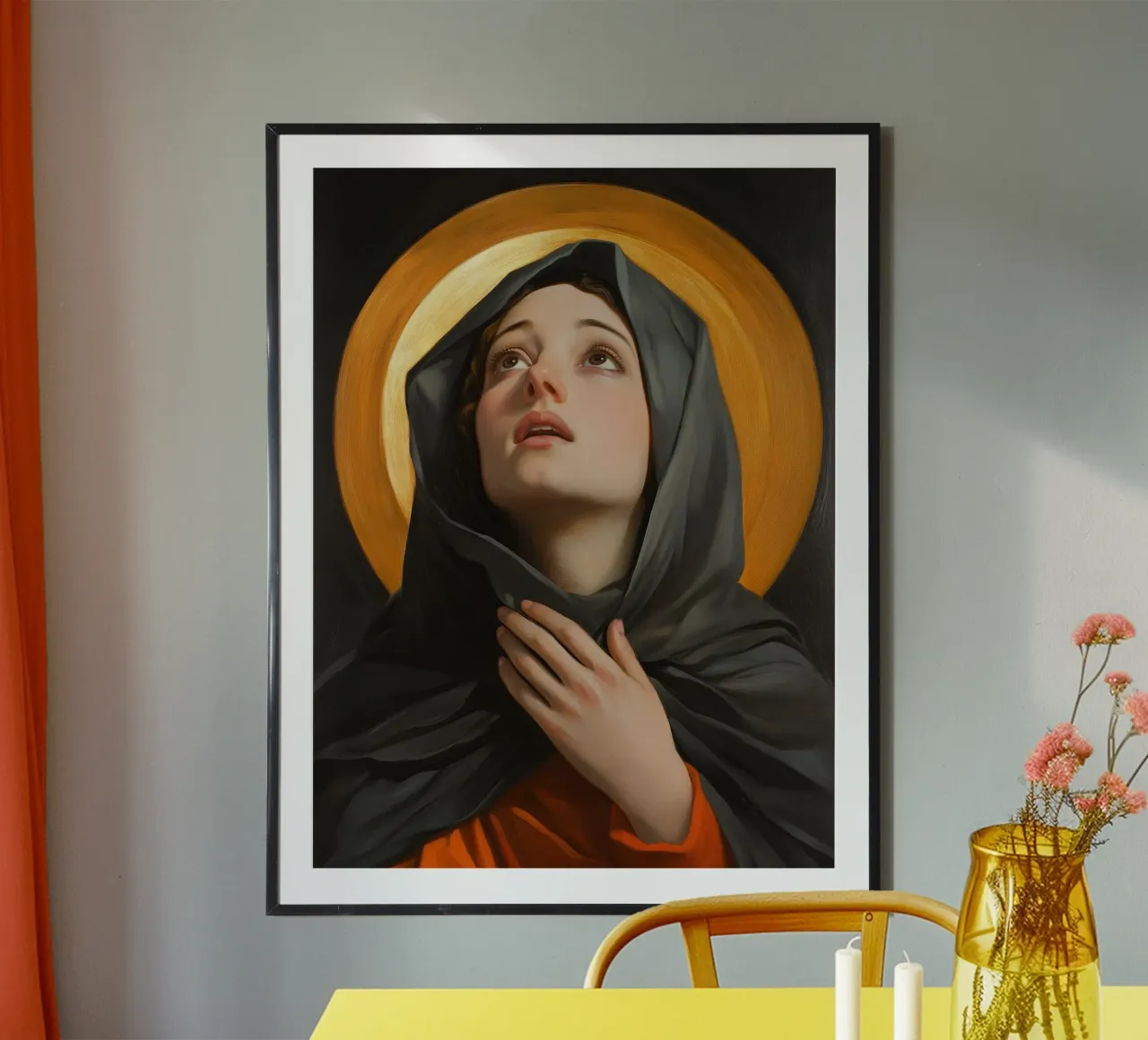 Maria Maddalena poster con telaio in plastica da Art Center