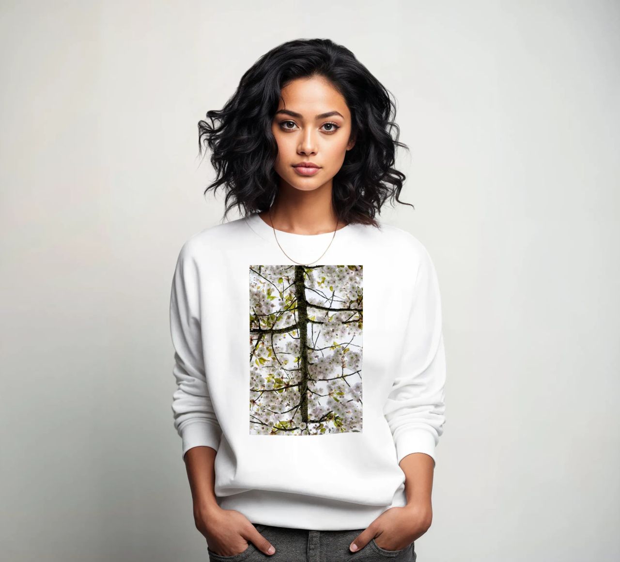 Underneath a Blossoming Tree felpa da Curious Collections by Marielle Leenders