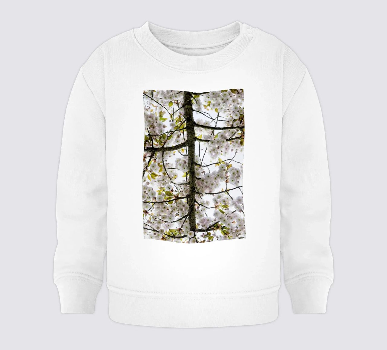 Underneath a Blossoming Tree felpa neonato da Curious Collections by Marielle Leenders