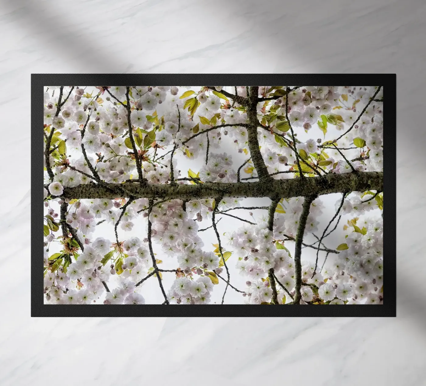 Underneath a Blossoming Tree deurmat van Curious Collections by Marielle Leenders