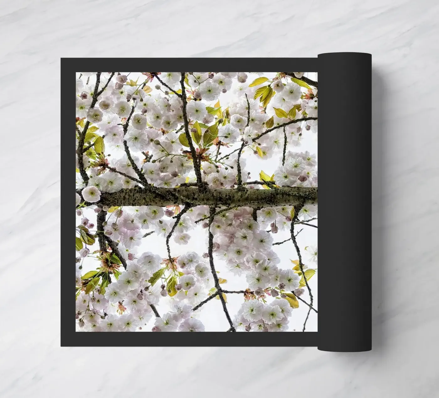 Underneath a Blossoming Tree deurmat van Curious Collections by Marielle Leenders