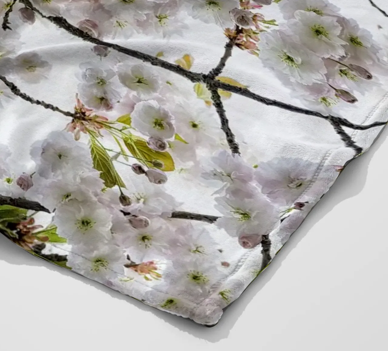 Underneath a Blossoming Tree coperta in pile da Curious Collections by Marielle Leenders