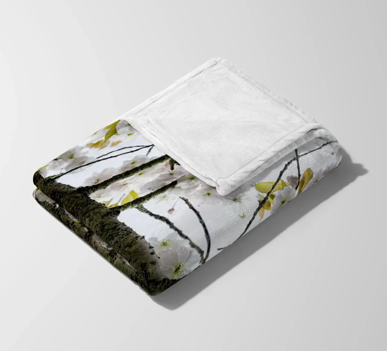 Underneath a Blossoming Tree coperta in pile da Curious Collections by Marielle Leenders