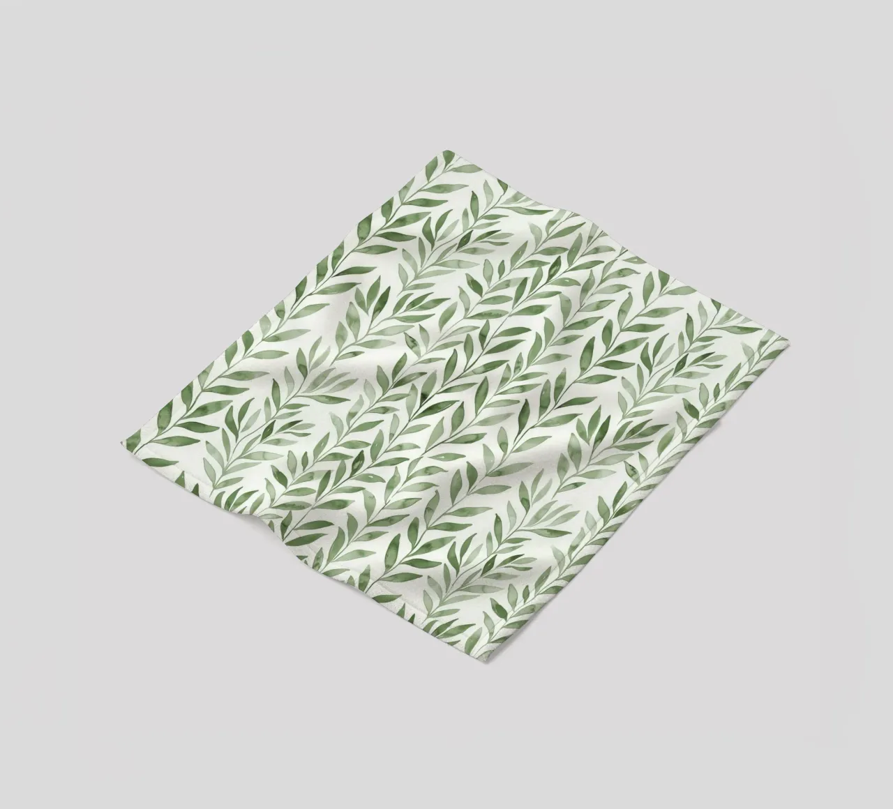 Verde pastello Verde Boho Foglia Piante Botanica Natura Motivi coperta in pile da Gentle Echoes Art